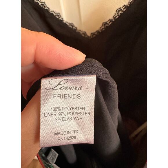 Lovers + Friends Floral Satin Dress Size XS - Picture 6 of 6